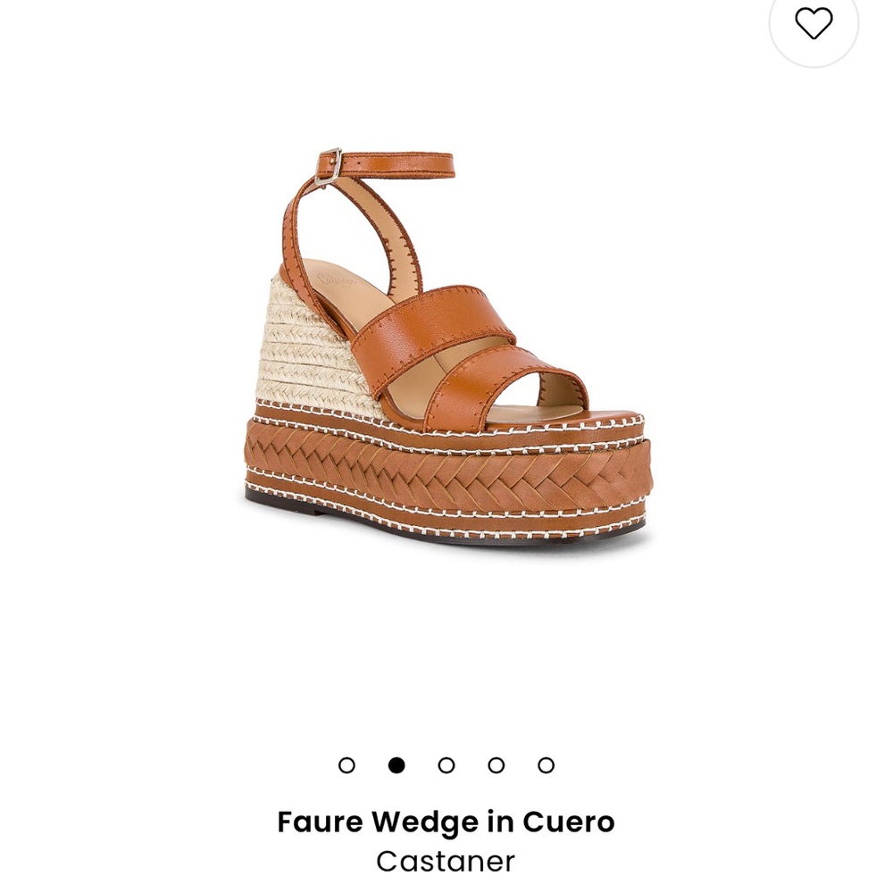 CASTANER FAURE WEDGE IN CUERO